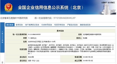 北京智卓五絕指針中醫研究院正式成立，全球醫院網發布成立信息